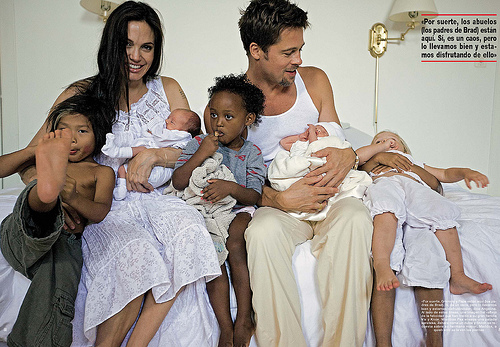 angelina jolie kids 2009. Angelina Jolie Brad Pitt